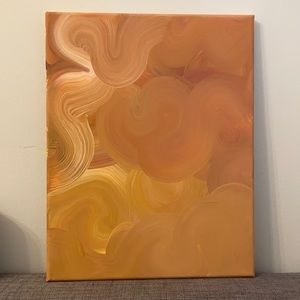 Swirl abstract painting
